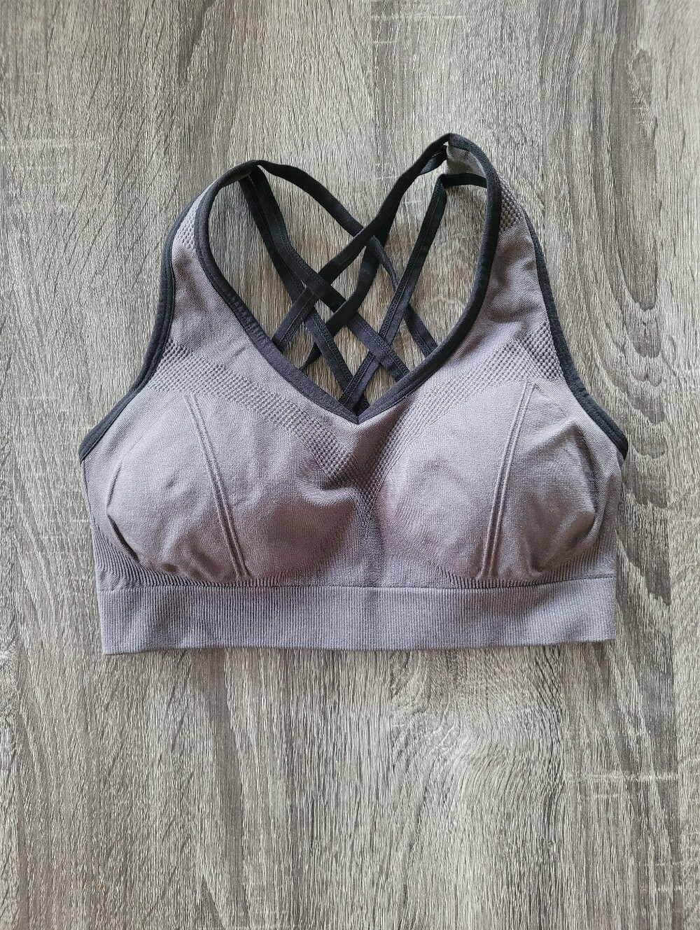 Strappy Padded Sports Bra